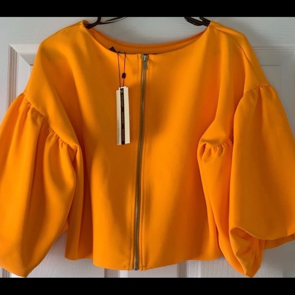 Topshop Orange Women’s Blouse. NWT. - Picture 2 of 3